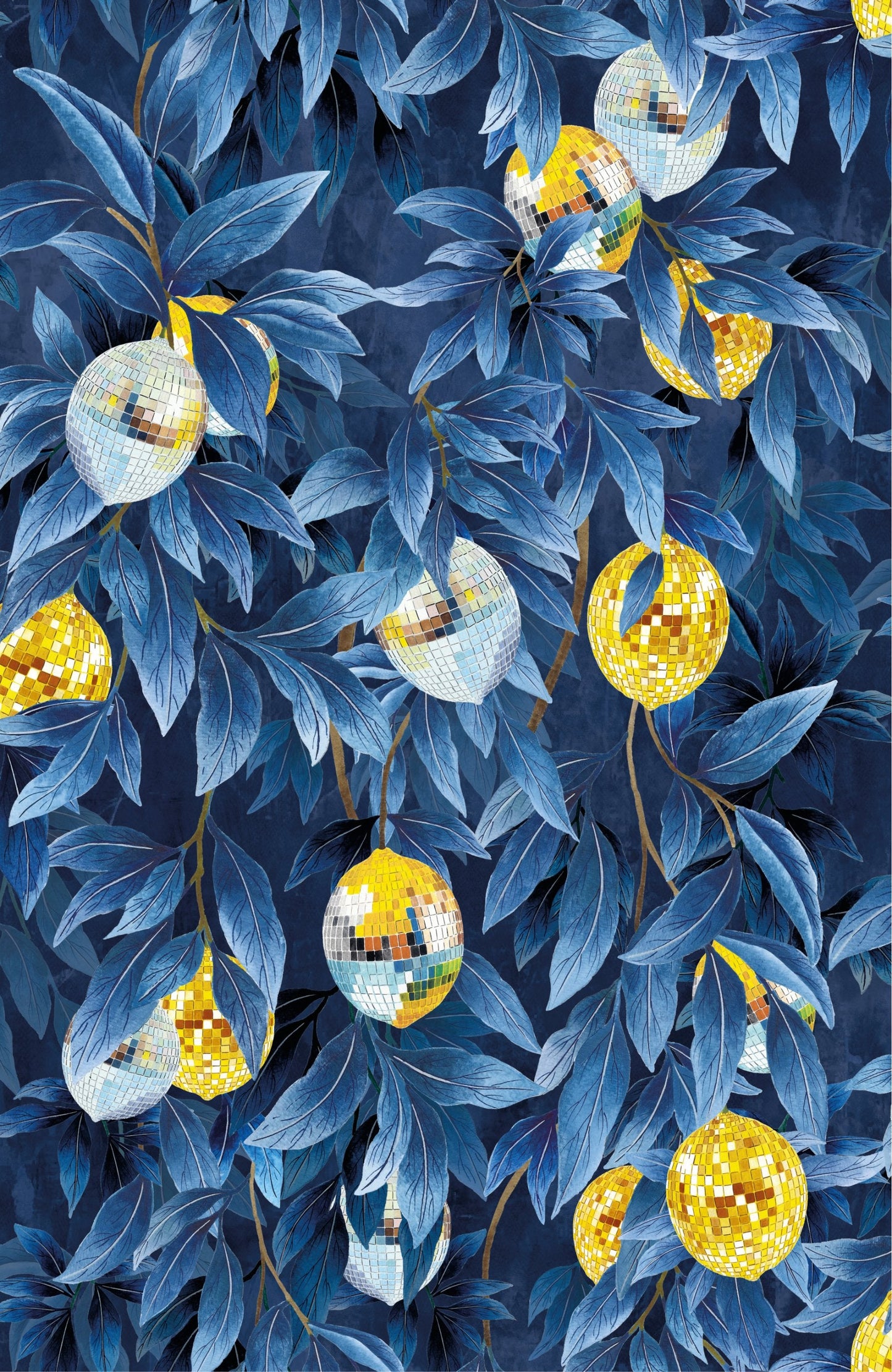 BRAND MCKENZIE Wallpaper Pattern No BMGI006/04C - Disco Lemons