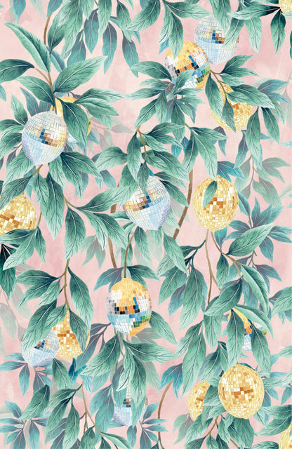 BRAND MCKENZIE Wallpaper Pattern No BMGI006/04D - Disco Lemons
