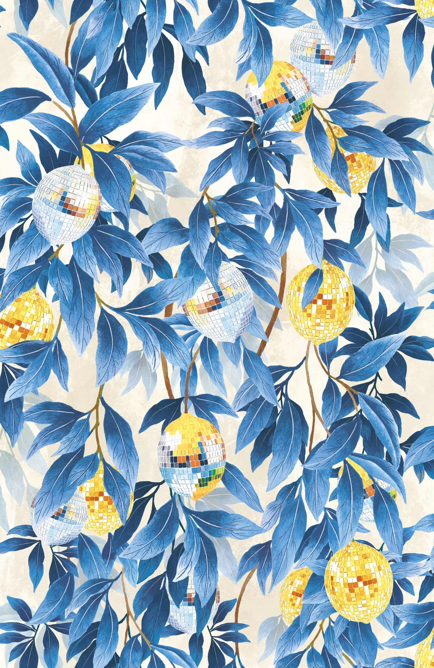 BRAND MCKENZIE Wallpaper Pattern No BMGI006/04E - Disco Lemons