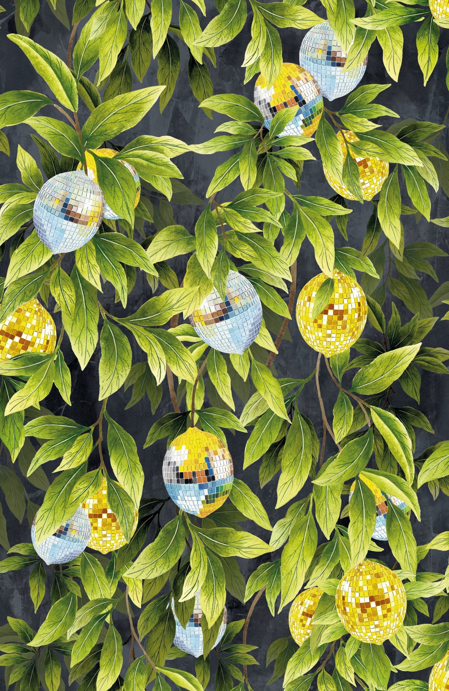 BRAND MCKENZIE Wallpaper Pattern No BMGI006/04F - Disco Lemons