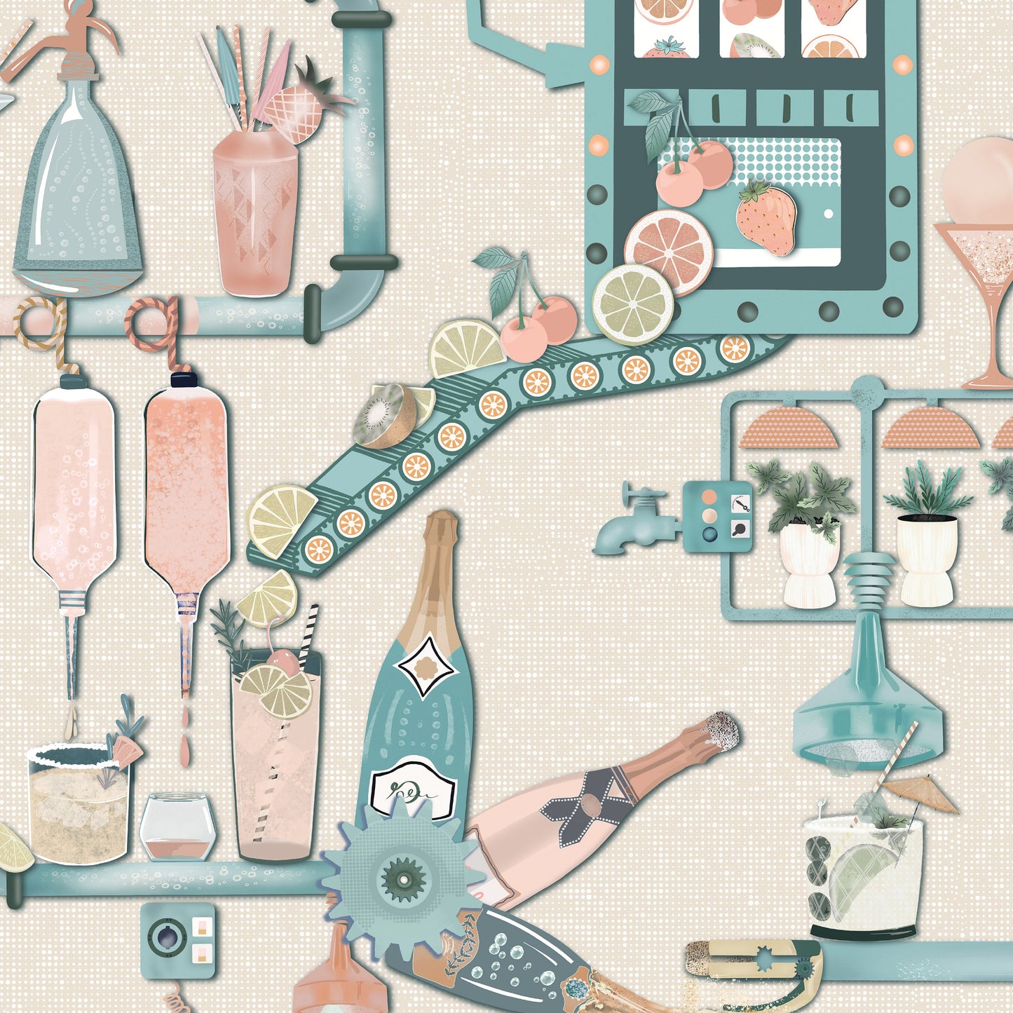 BRAND MCKENZIE Wallpaper Pattern No BMGI006/05B - Liquid Lab