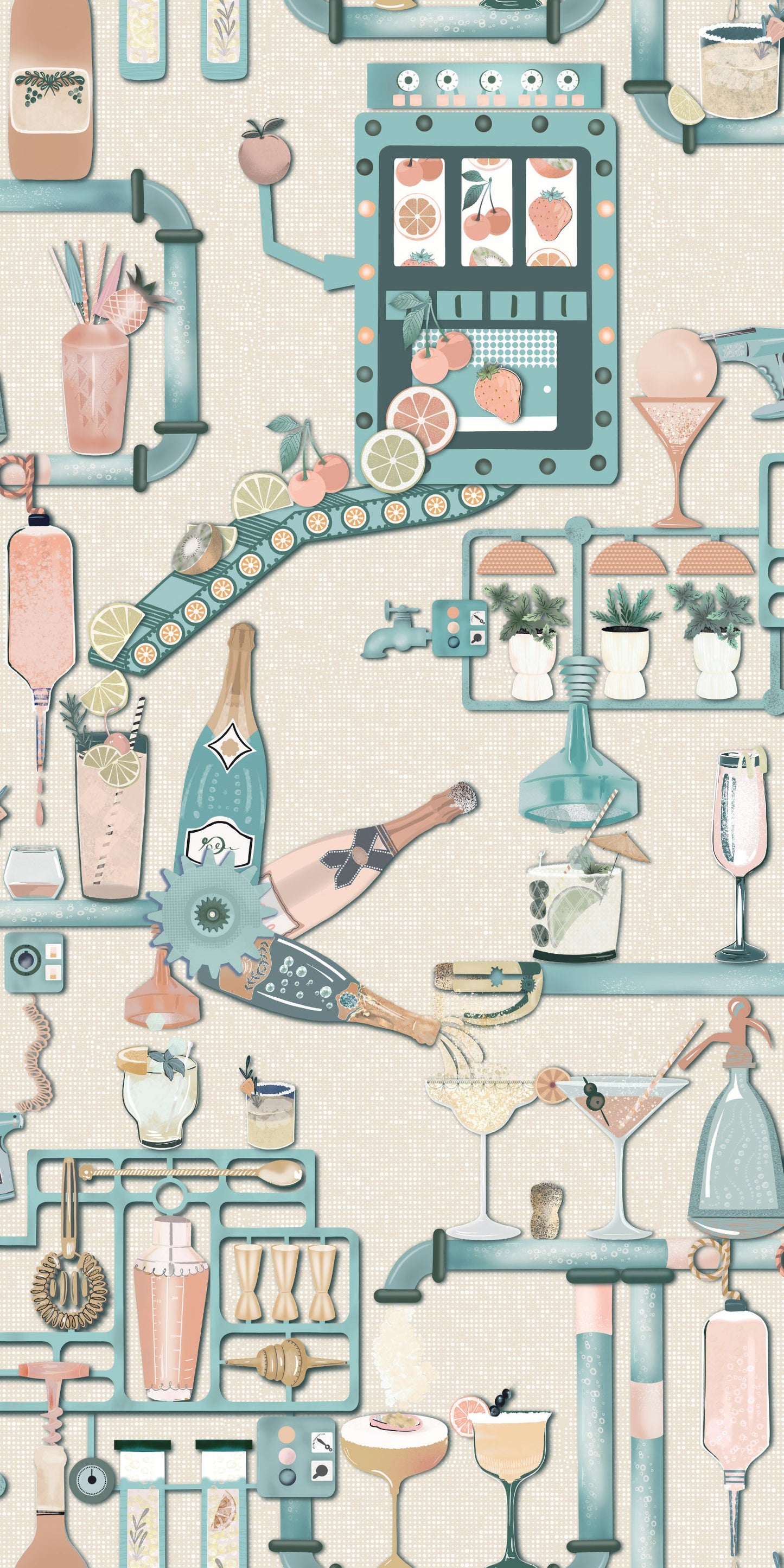 BRAND MCKENZIE Wallpaper Pattern No BMGI006/05B - Liquid Lab
