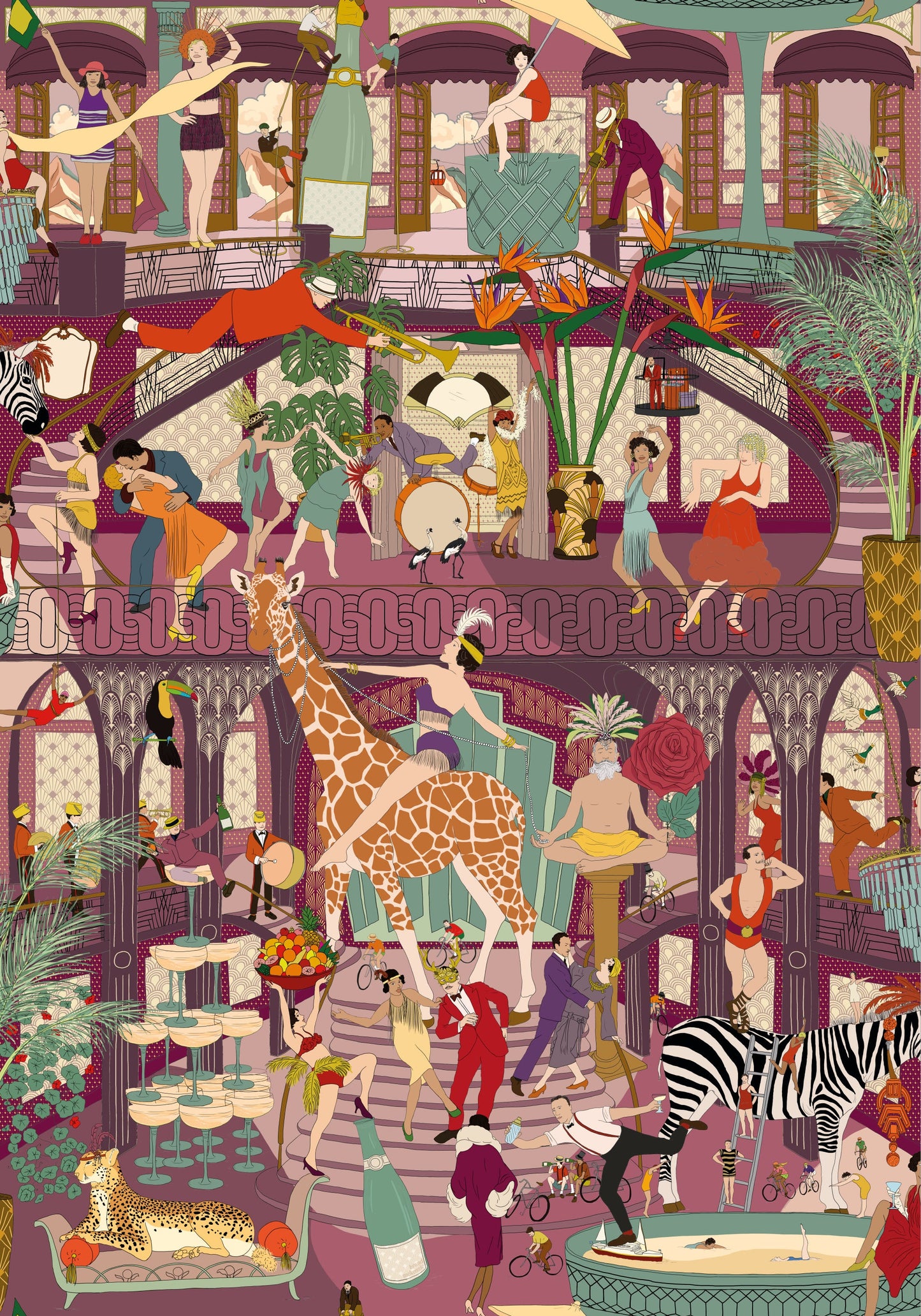BRAND MCKENZIE Wallpaper Pattern No BMGI006/06B - Mayhem Mansion