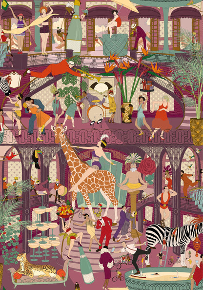 BRAND MCKENZIE Wallpaper Pattern No BMGI006/06B - Mayhem Mansion