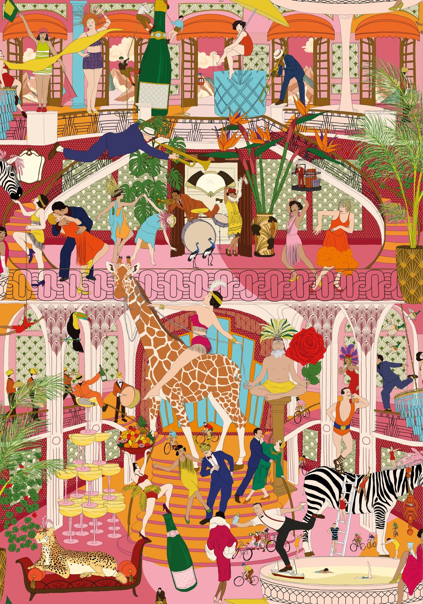 BRAND MCKENZIE Wallpaper Pattern No BMGI006/06C - Mayhem Mansion