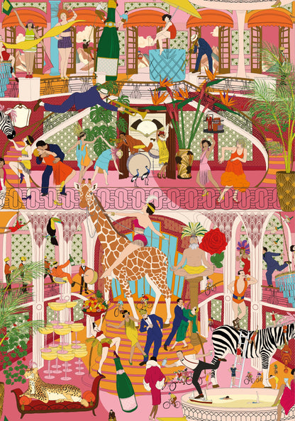 BRAND MCKENZIE Wallpaper Pattern No BMGI006/06C - Mayhem Mansion