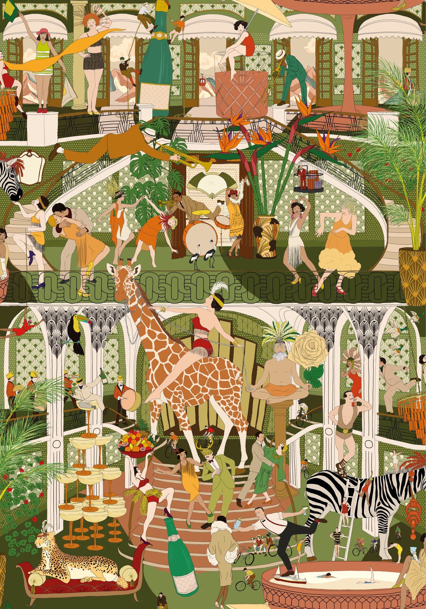 BRAND MCKENZIE Wallpaper Pattern No BMGI006/06D - Mayhem Mansion