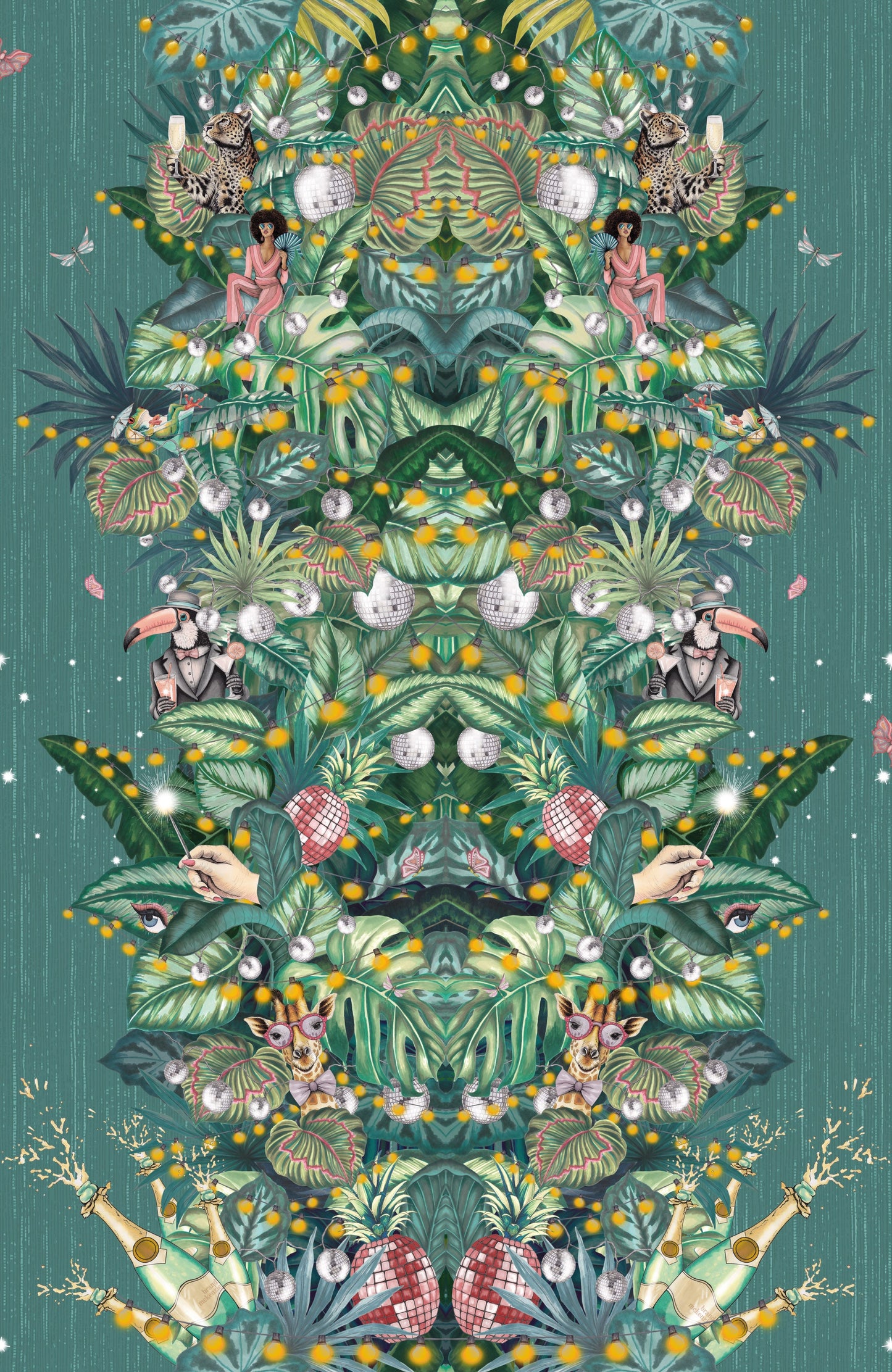 BRAND MCKENZIE Wallpaper Pattern No BMGI006/07B - Paradise Party