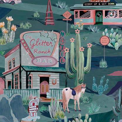 BRAND MCKENZIE Wallpaper Pattern No BMGI006/08C - The Glitter Ranch