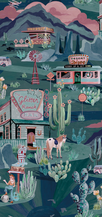 BRAND MCKENZIE Wallpaper Pattern No BMGI006/08C - The Glitter Ranch