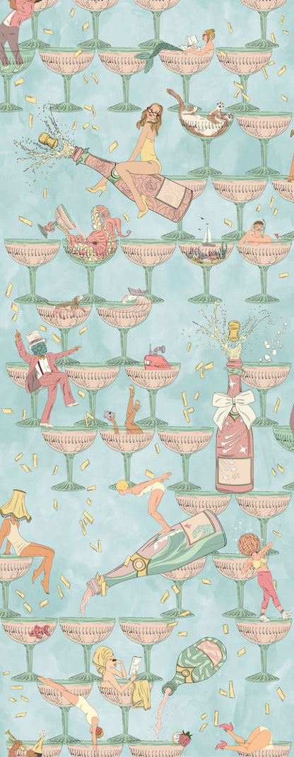 BRAND MCKENZIE Wallpaper Pattern No BMGI006/09A - The Grand Pour