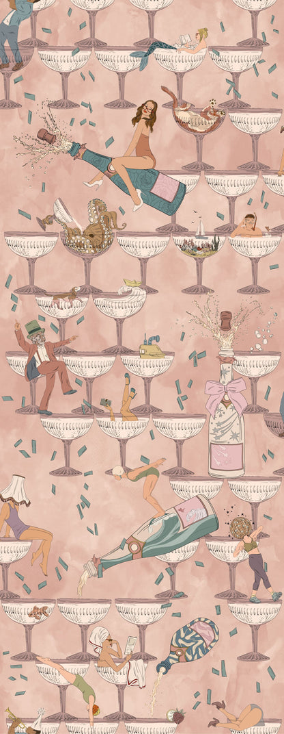 BRAND MCKENZIE Wallpaper Pattern No BMGI006/09D - The Grand Pour