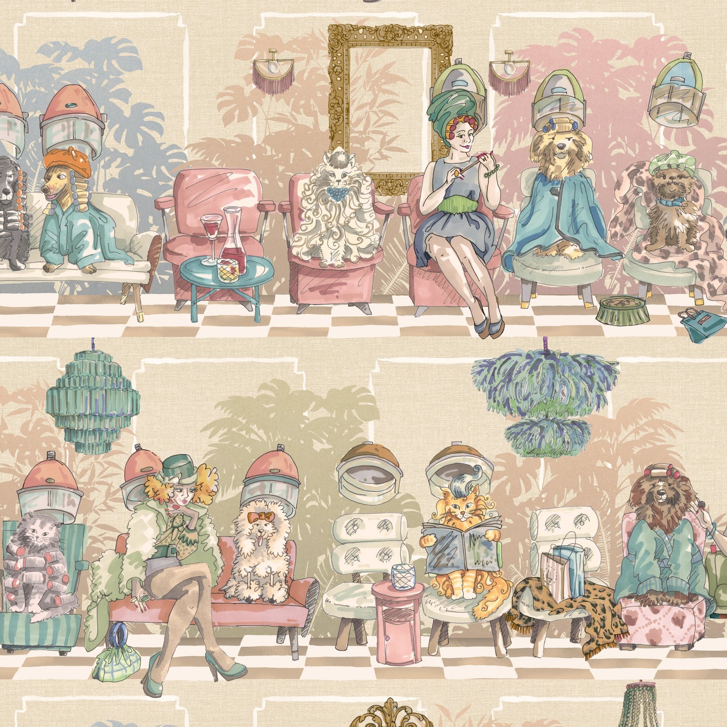 BRAND MCKENZIE Wallpaper Pattern No BMGI006/10C - The Parlour