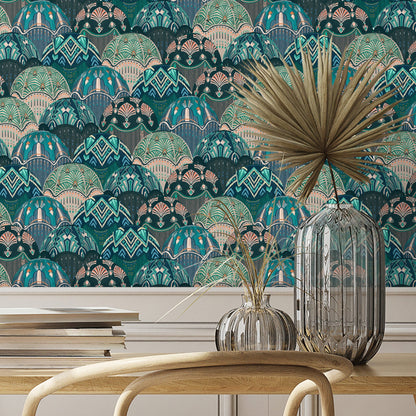 BRAND MCKENZIE Wallpaper Pattern No BMHD002/09D - Silk Shades