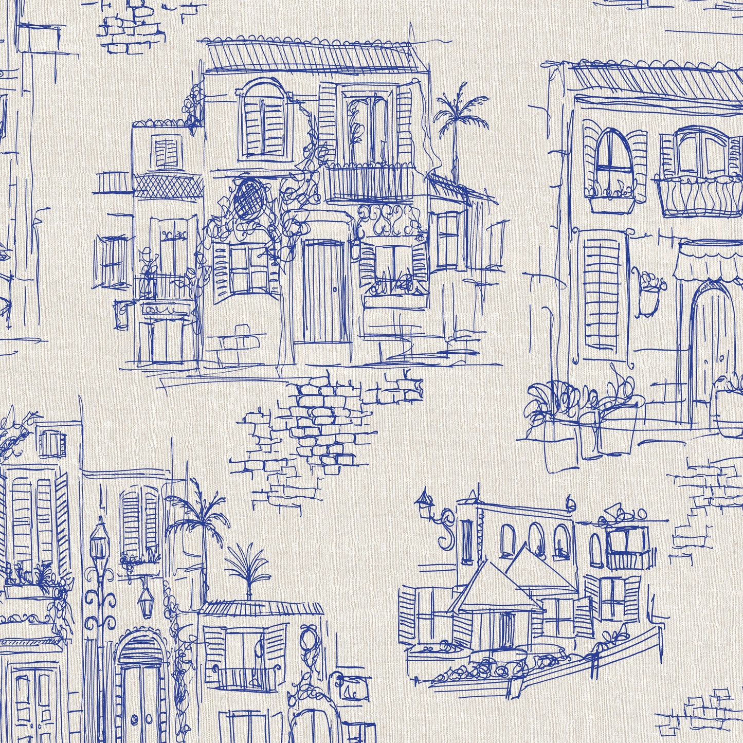 BRAND MCKENZIE Wallpaper Pattern No BMPP004/01B - Charming Lanes