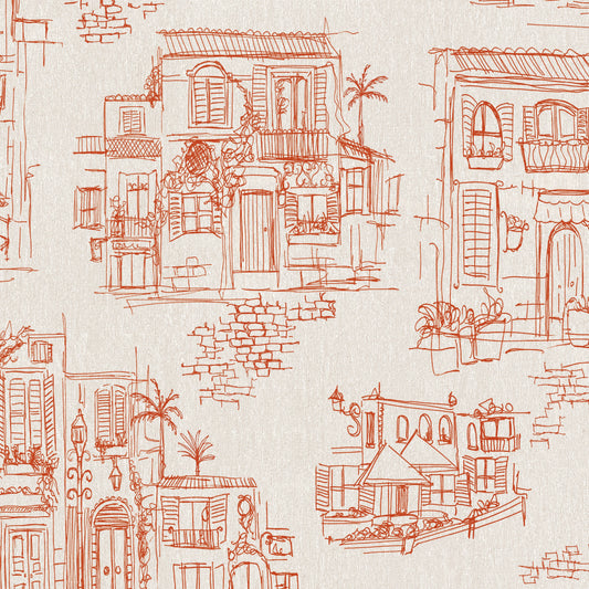 BRAND MCKENZIE Wallpaper Pattern No BMPP004/01D - Charming Lanes