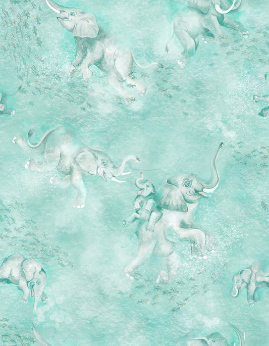 BRAND MCKENZIE Wallpaper Pattern No BMPP004/02A - Elephant Breaststroke