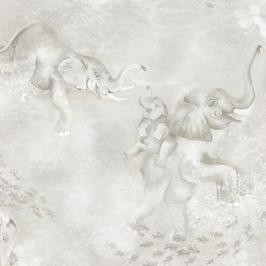 BRAND MCKENZIE Wallpaper Pattern No BMPP004/02D - Elephant Breaststroke