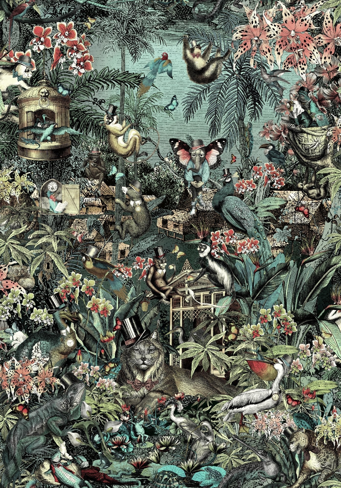 BRAND MCKENZIE Wallpaper Pattern No BMPP004/05A - Jungle Life