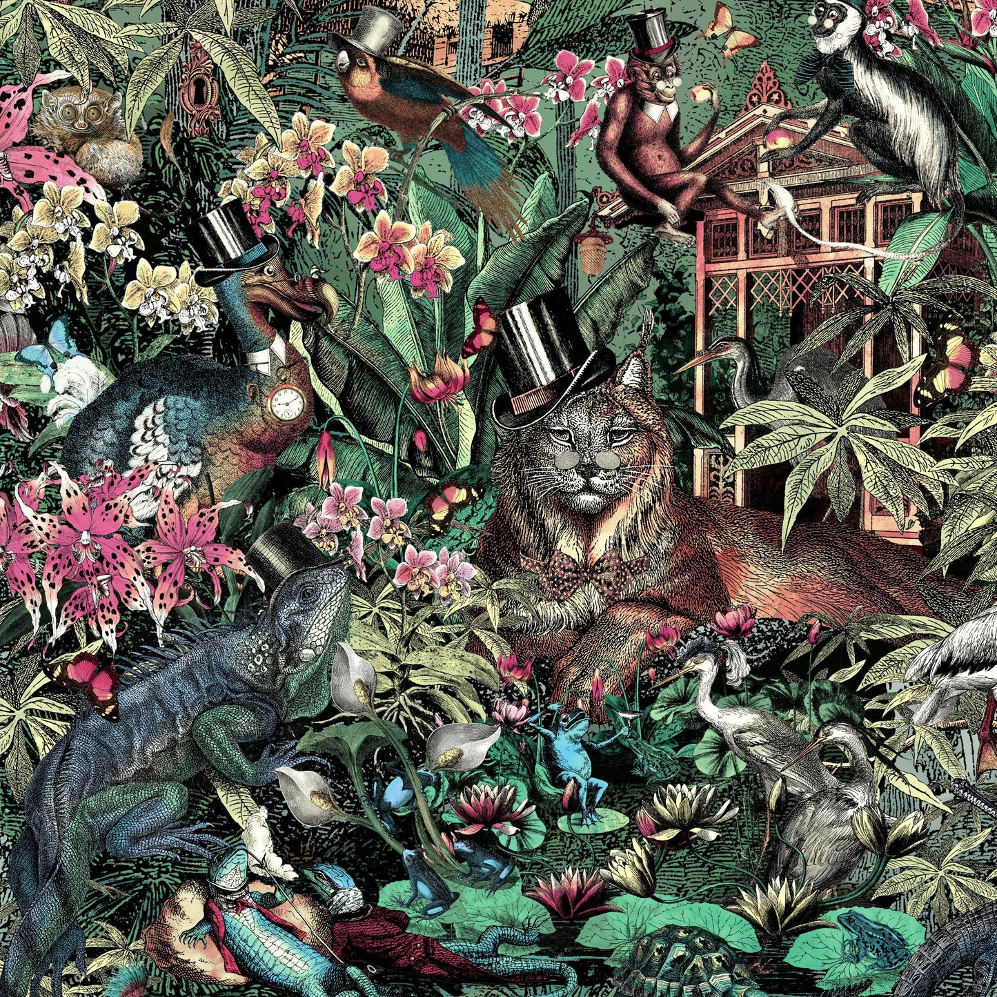 BRAND MCKENZIE Wallpaper Pattern No BMPP004/05B - Jungle Life