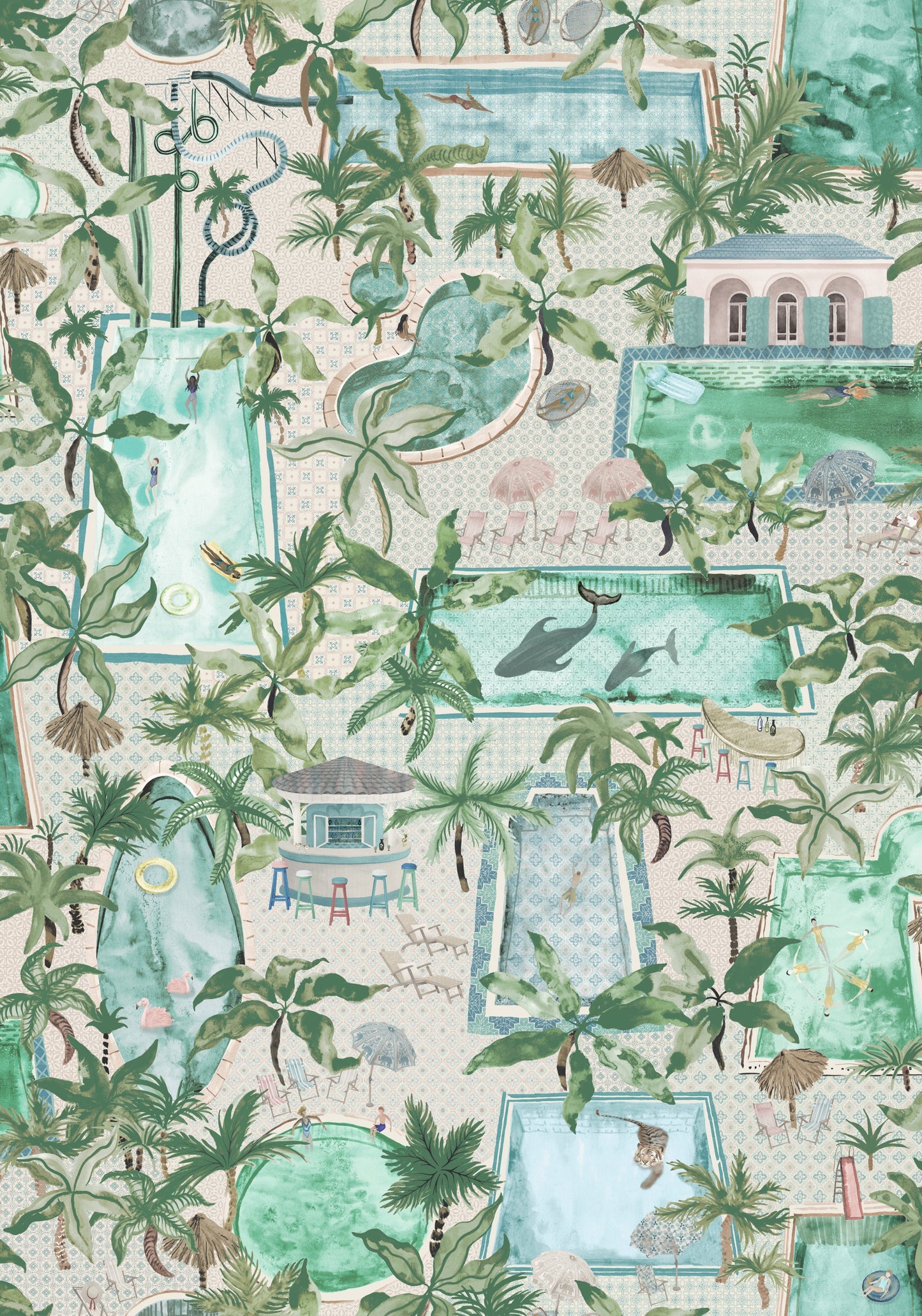BRAND MCKENZIE Wallpaper Pattern No BMPP004/06B - Lido