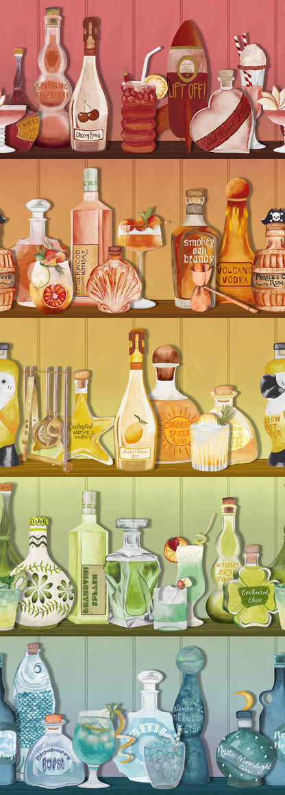 BRAND MCKENZIE Wallpaper Pattern No BMPP004/07C - Mixology