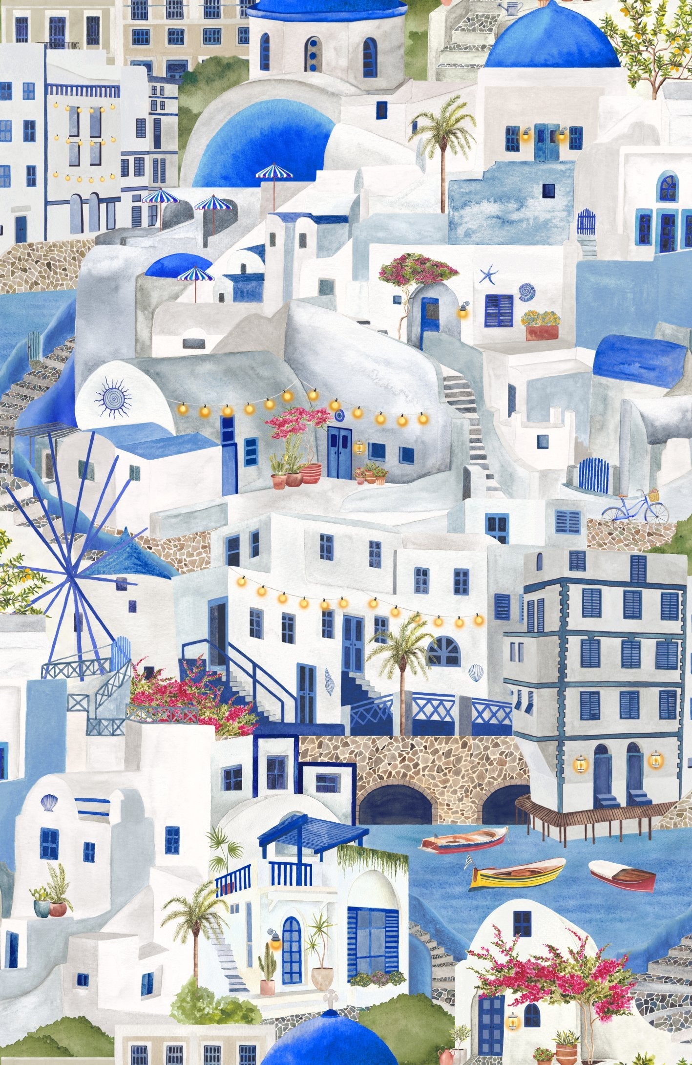 BRAND MCKENZIE Wallpaper Pattern No BMPP004/08A - The Mediterranean