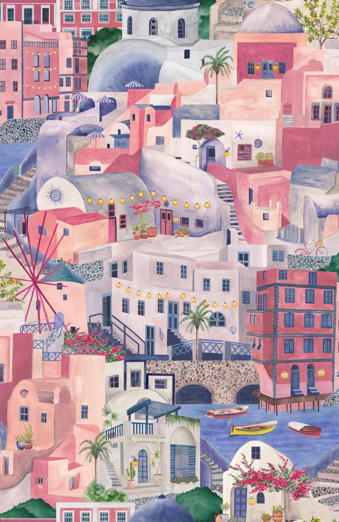 BRAND MCKENZIE Wallpaper Pattern No BMPP004/08C - The Mediterranean