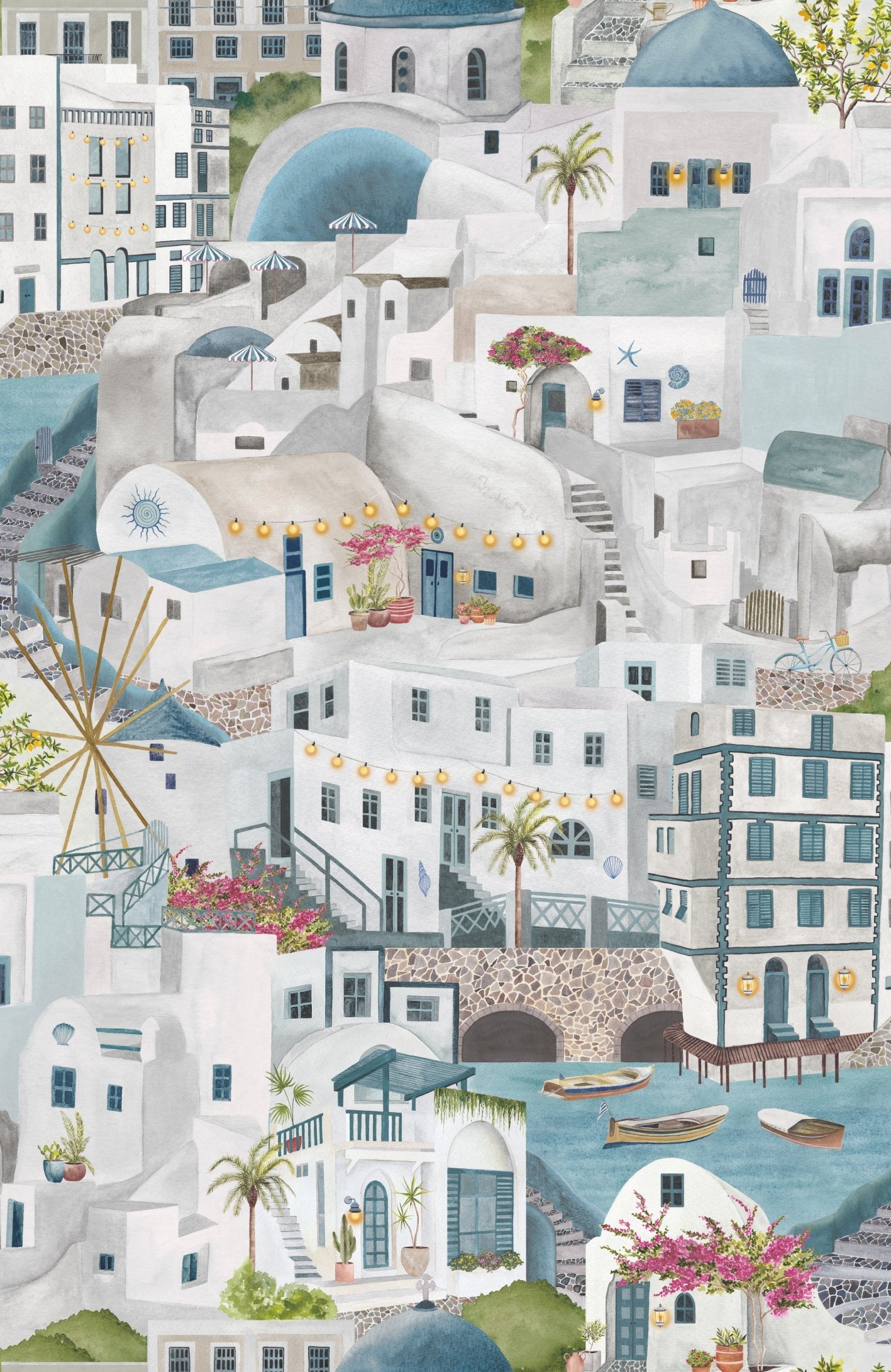 BRAND MCKENZIE Wallpaper Pattern No BMPP004/08D - The Mediterranean