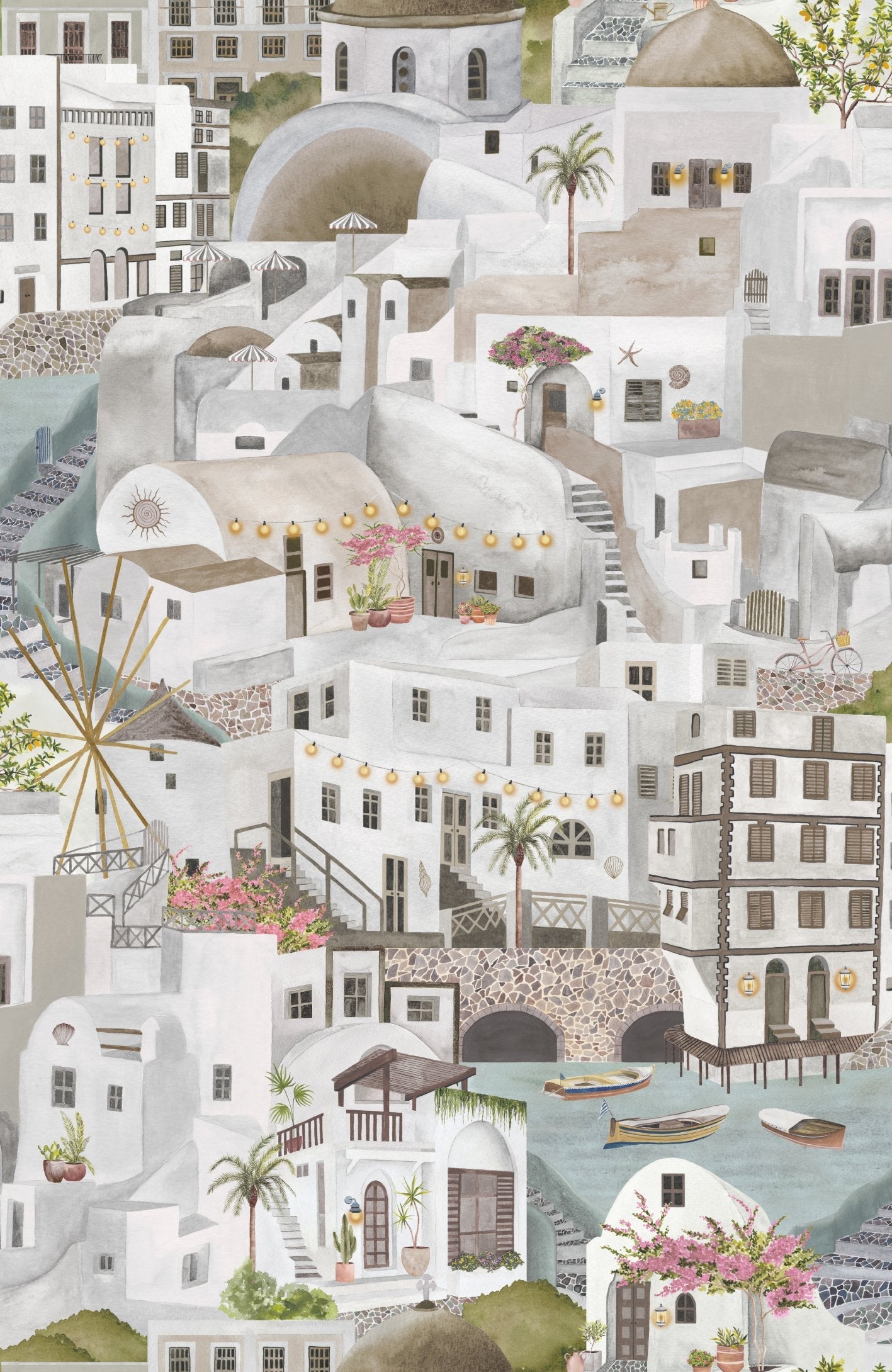 BRAND MCKENZIE Wallpaper Pattern No BMPP004/08E - The Mediterranean