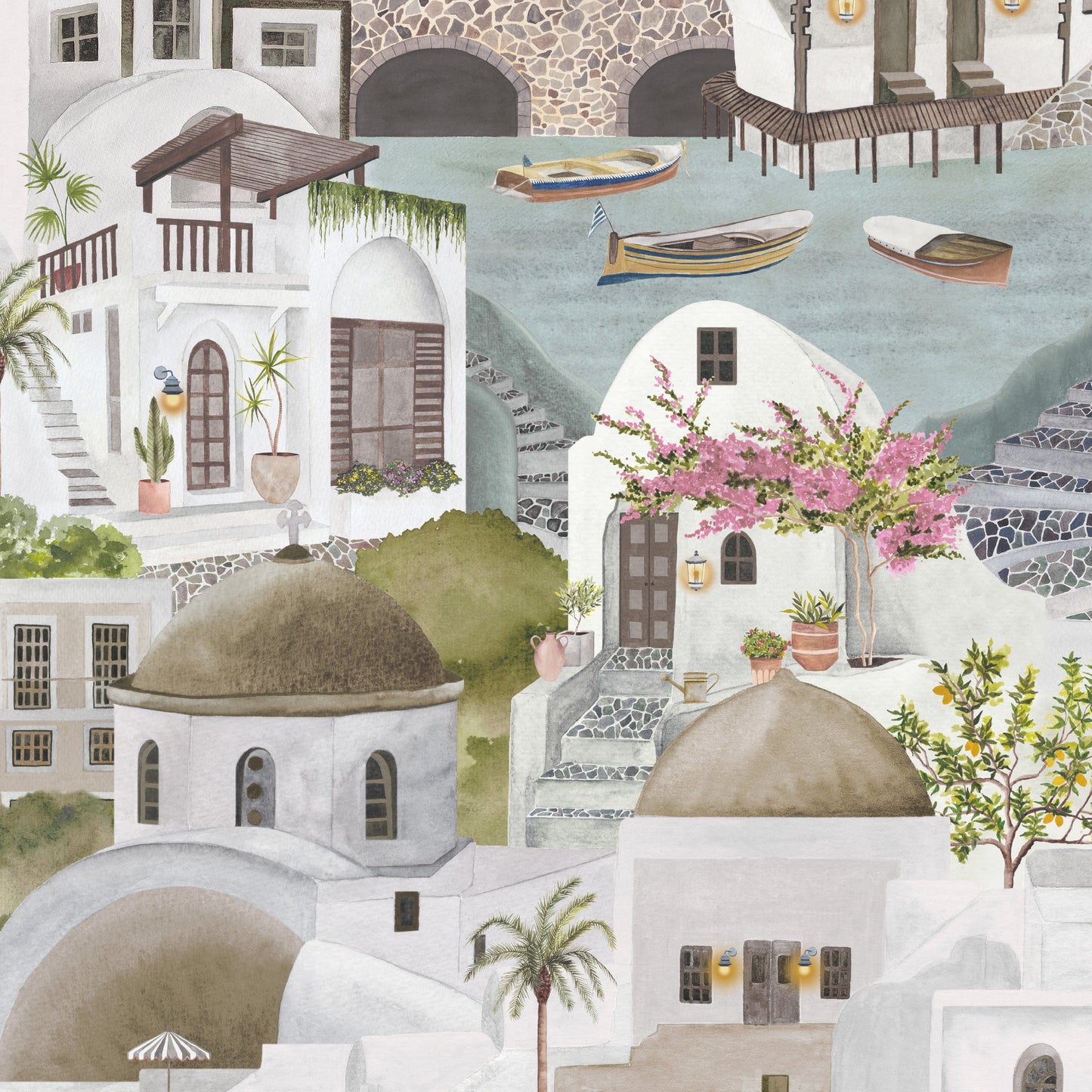 BRAND MCKENZIE Wallpaper Pattern No BMPP004/08E - The Mediterranean