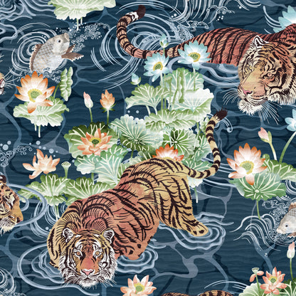 BRAND MCKENZIE Wallpaper Pattern No BMPP004/09D - Tiger Lily