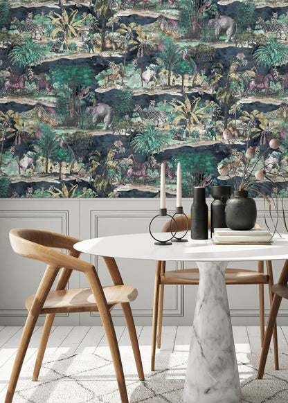 BRAND MCKENZIE Wallpaper Pattern No BMTD001/04B - Animal Islands