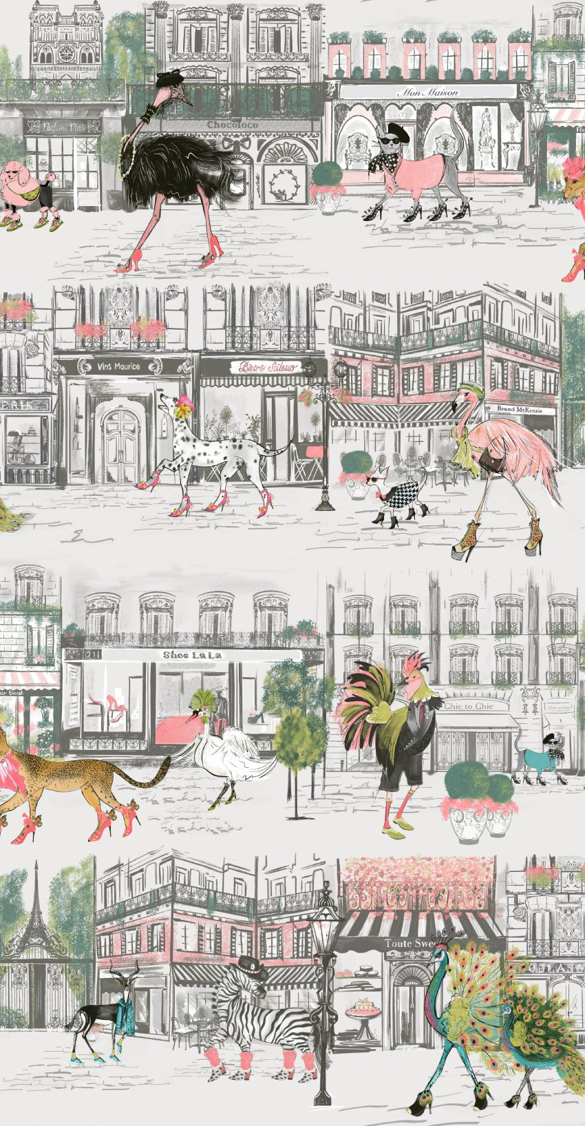 BRAND MCKENZIE Wallpaper Pattern No BMWL005/02A - Catwalk