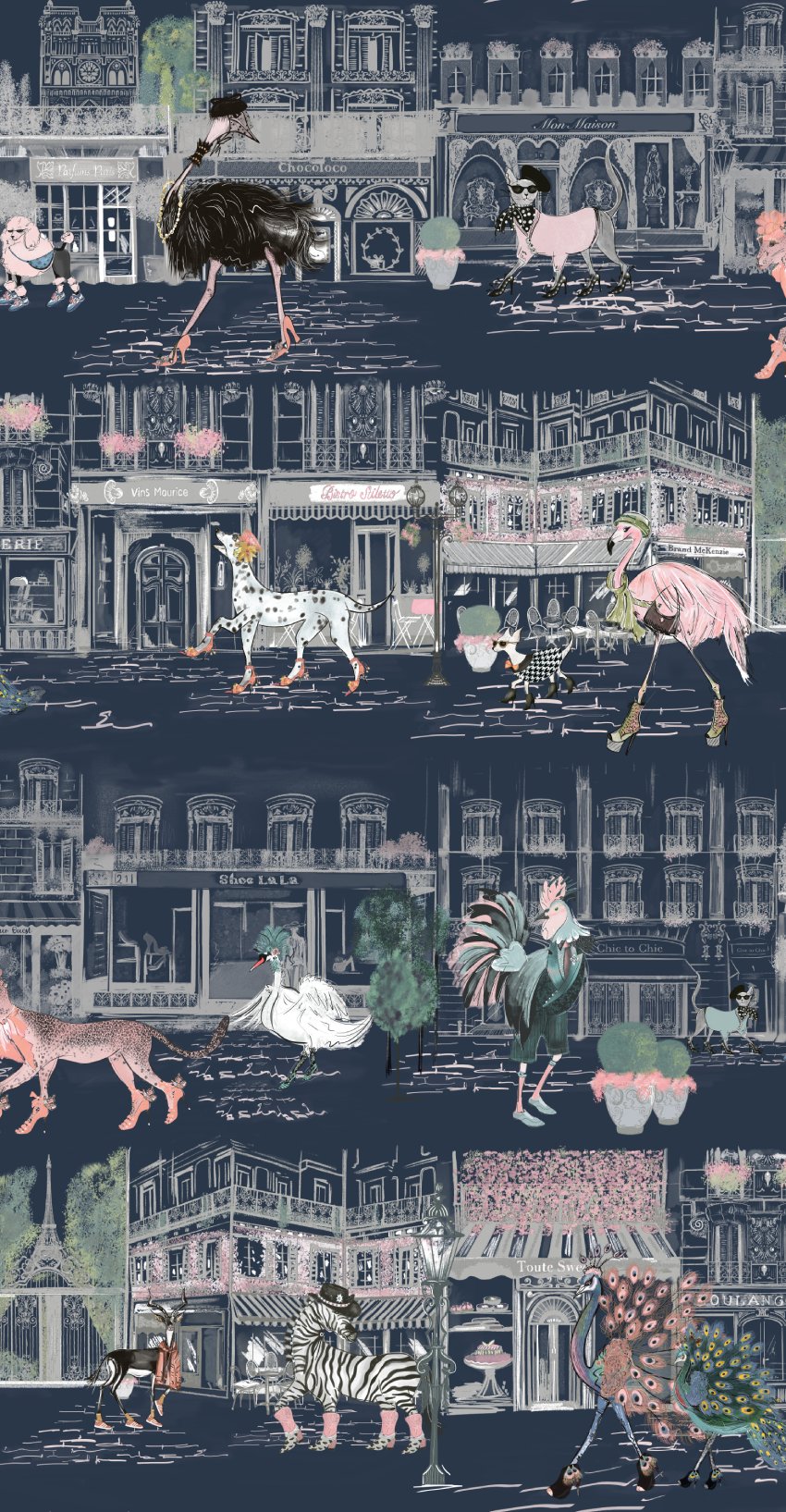 BRAND MCKENZIE Wallpaper Pattern No BMWL005/02B - Catwalk
