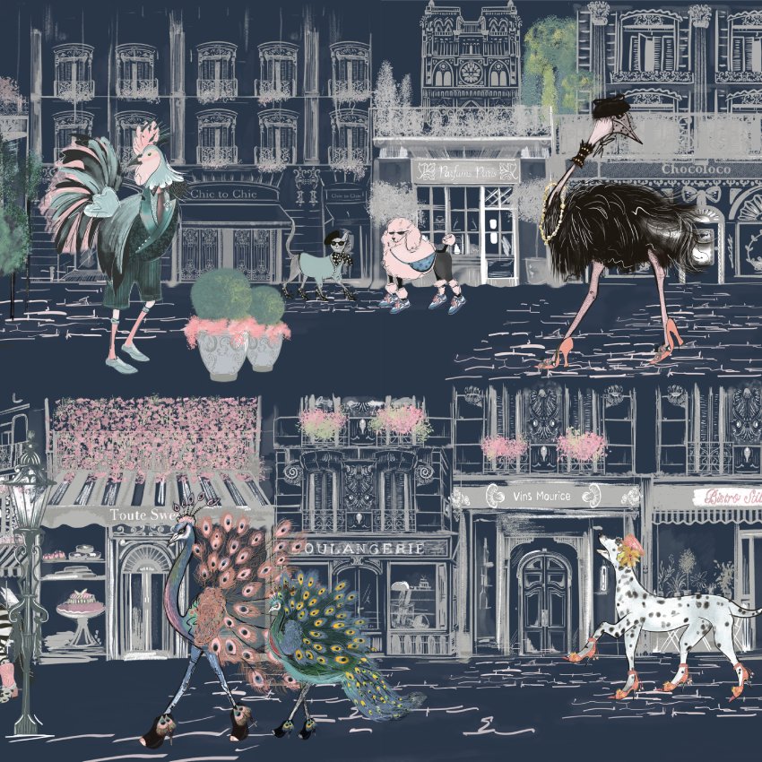 BRAND MCKENZIE Wallpaper Pattern No BMWL005/02B - Catwalk