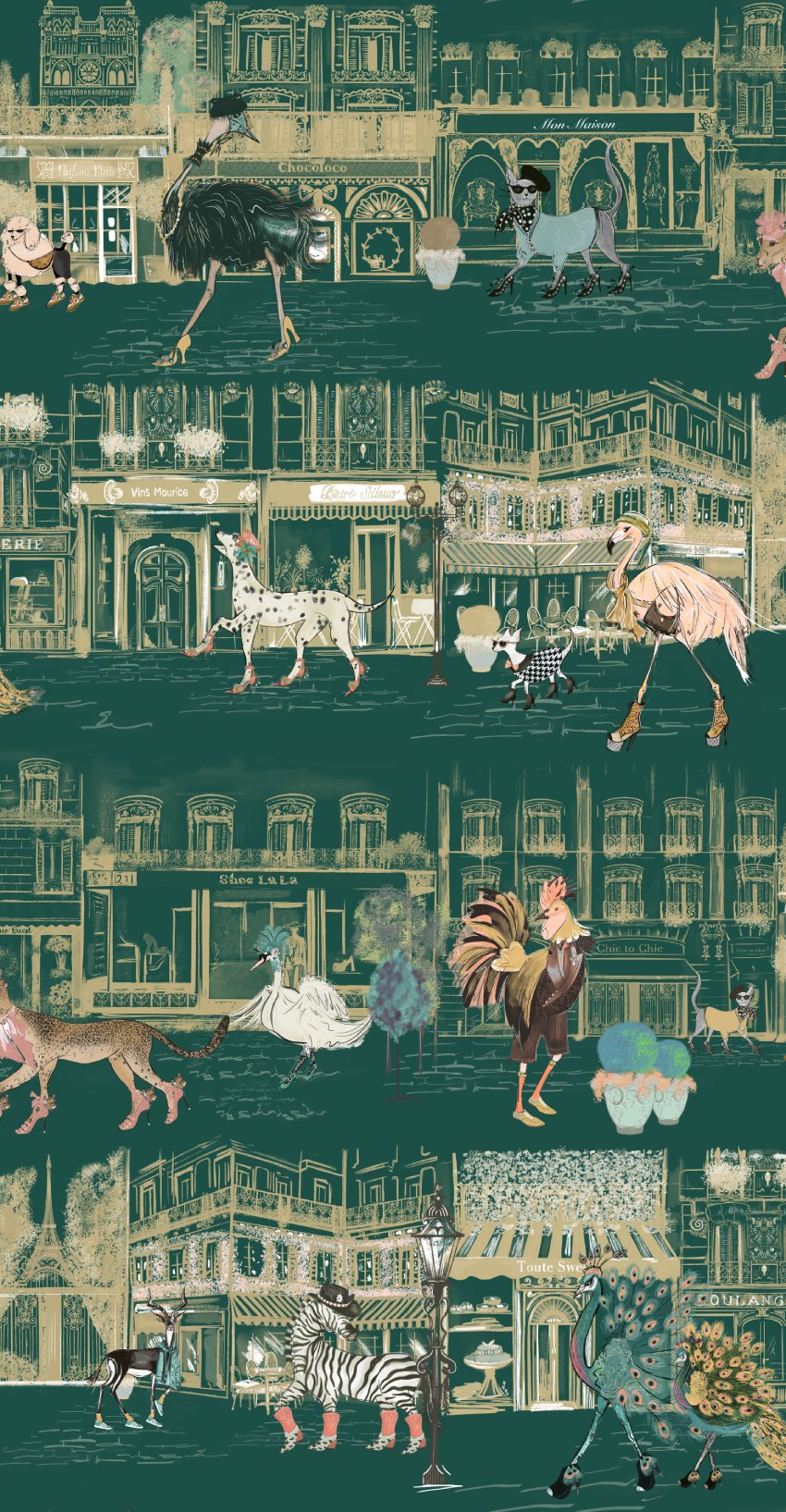 BRAND MCKENZIE Wallpaper Pattern No BMWL005/02C - Catwalk