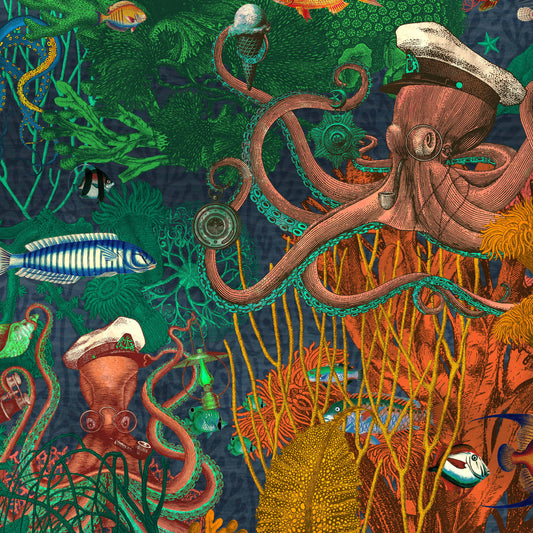 BRAND MCKENZIE Wallpaper Pattern No BMWL005/06B - Octopus