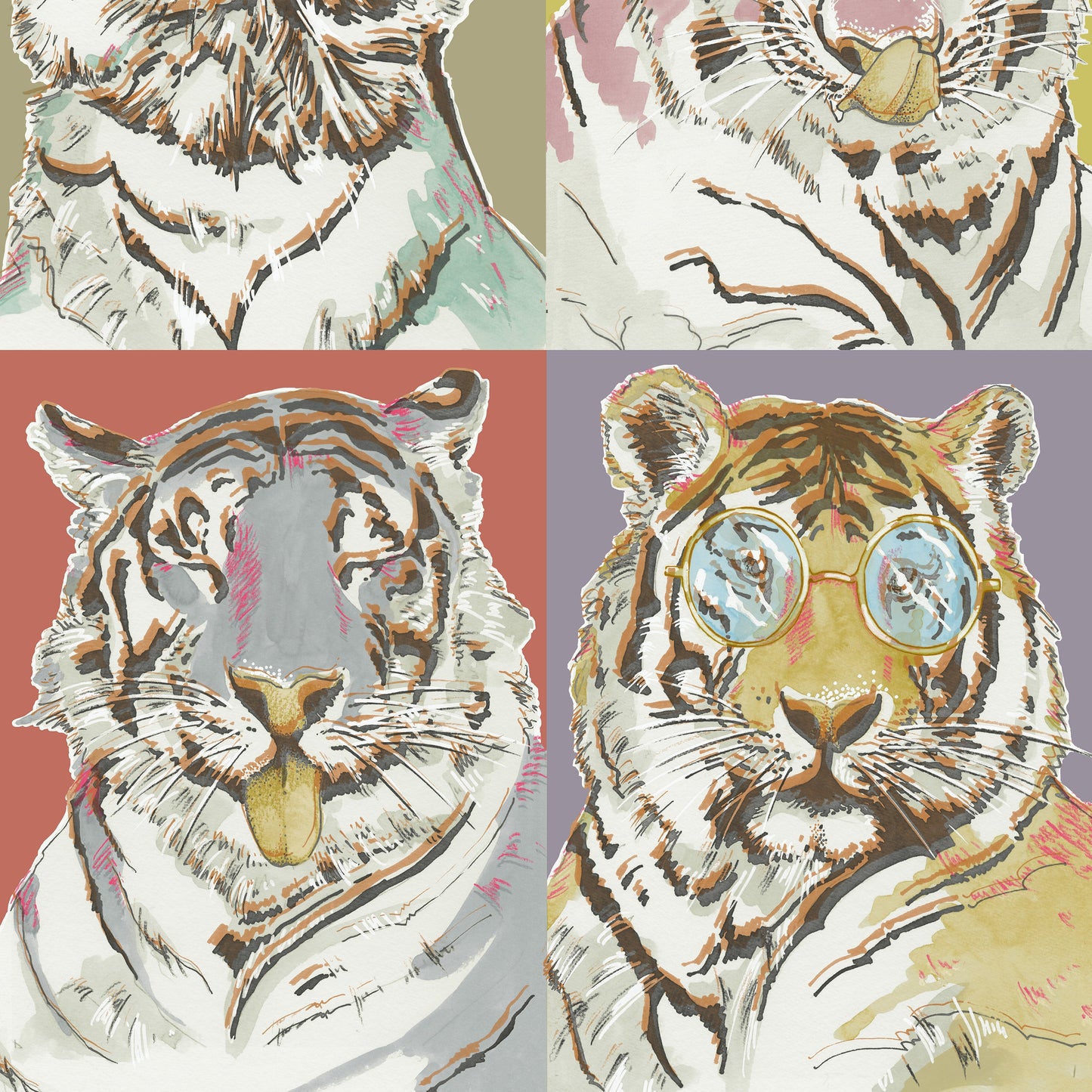 BRAND MCKENZIE Wallpaper Pattern No BMWL005/09B - Roar Emotions