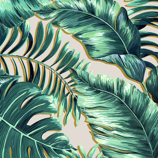 BRAND MCKENZIE Wallpaper Pattern No BMTD001/05B - Banana Leaves Max
