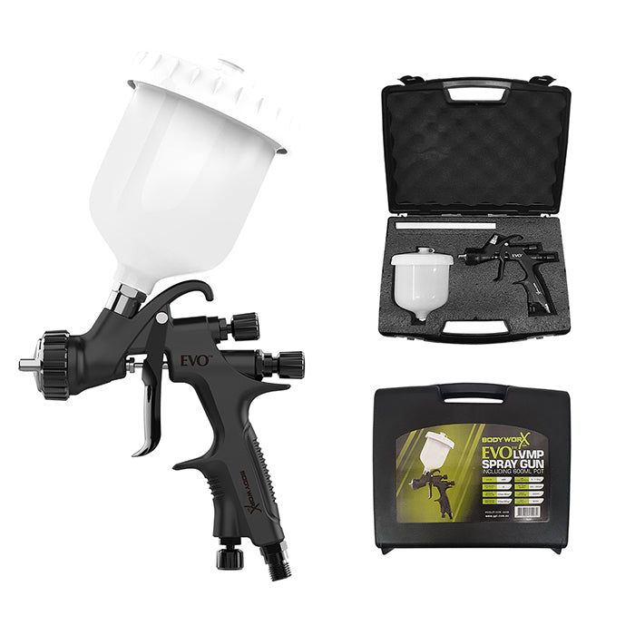 Evolution Valve Gun Evo LVMP Spray gun including 600ml pot