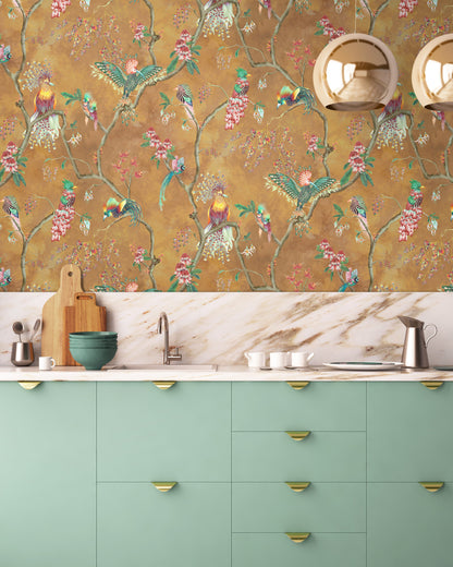 BRAND MCKENZIE Wallpaper Pattern No BMWL005/01A - Birds In Paradise