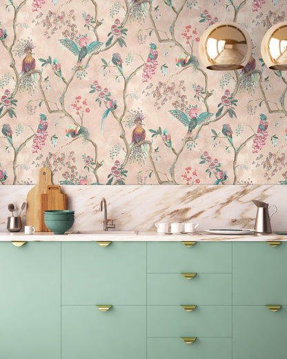 BRAND MCKENZIE Wallpaper Pattern No BMWL005/01D - Birds In Paradise