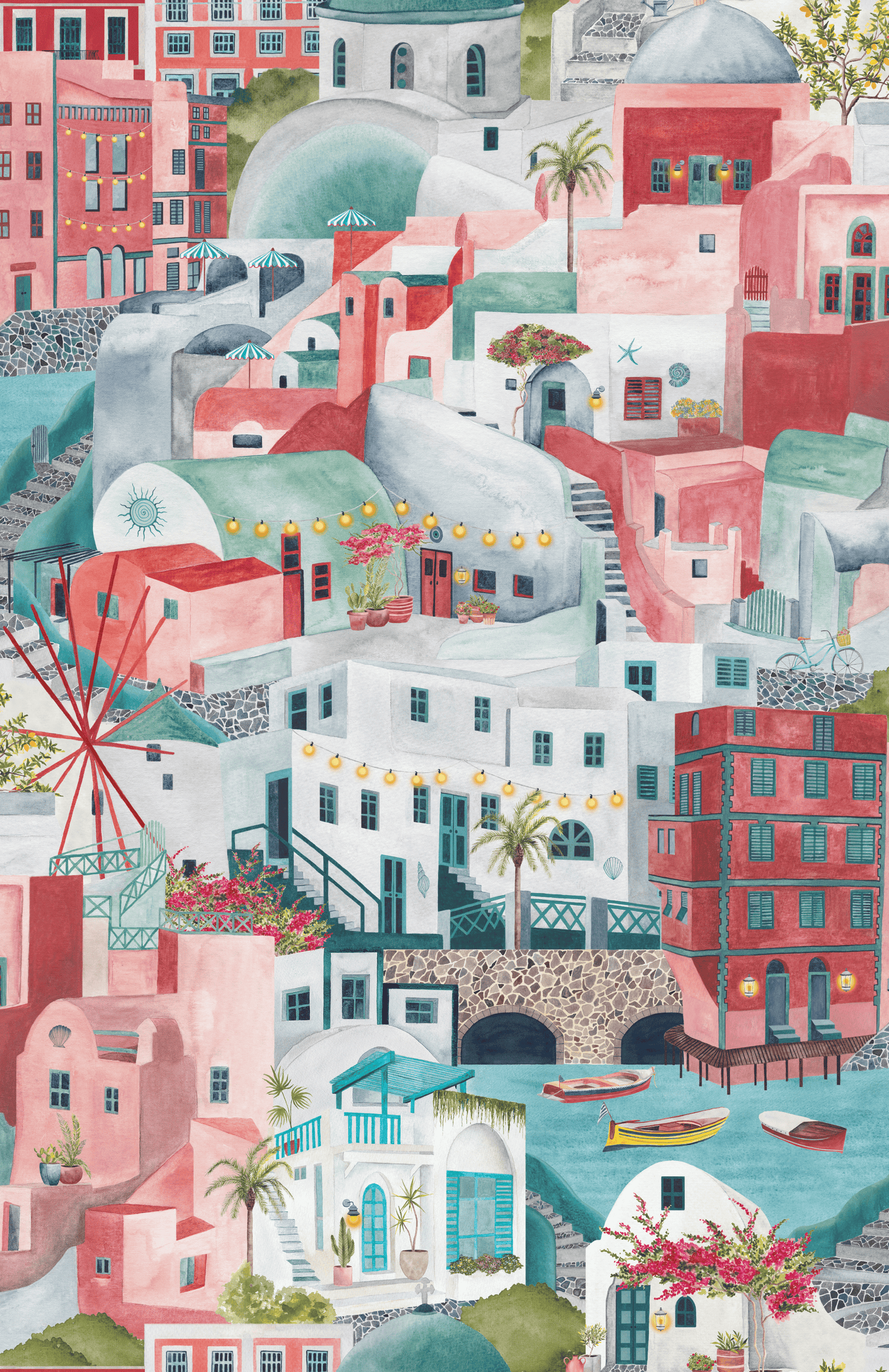 BRAND MCKENZIE Wallpaper Pattern No BMPP004/08B - The Mediterranean