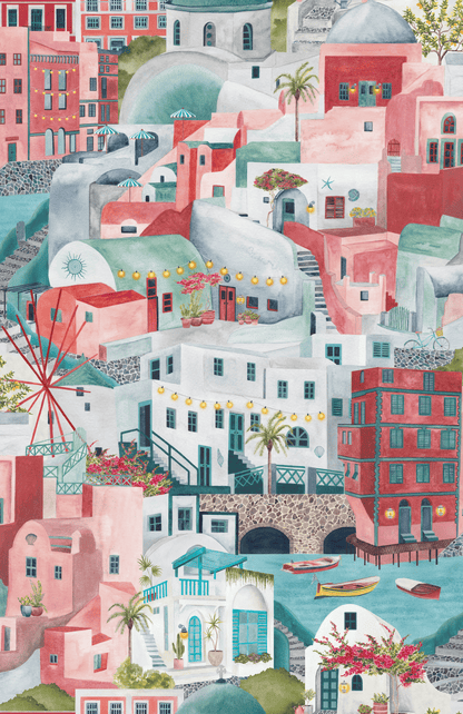 BRAND MCKENZIE Wallpaper Pattern No BMPP004/08B - The Mediterranean