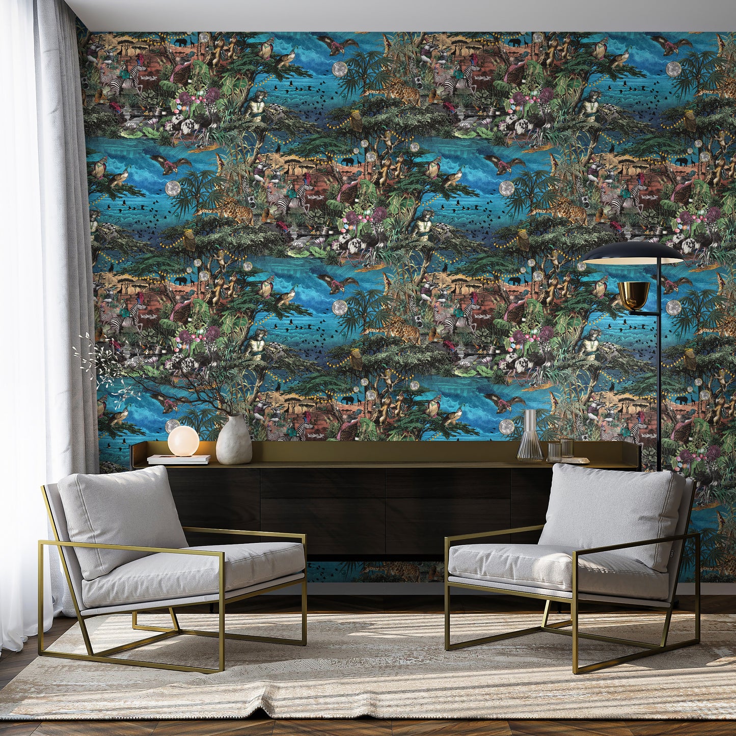 BRAND MCKENZIE Wallpaper Pattern No BMGI006/01A - Club Safari