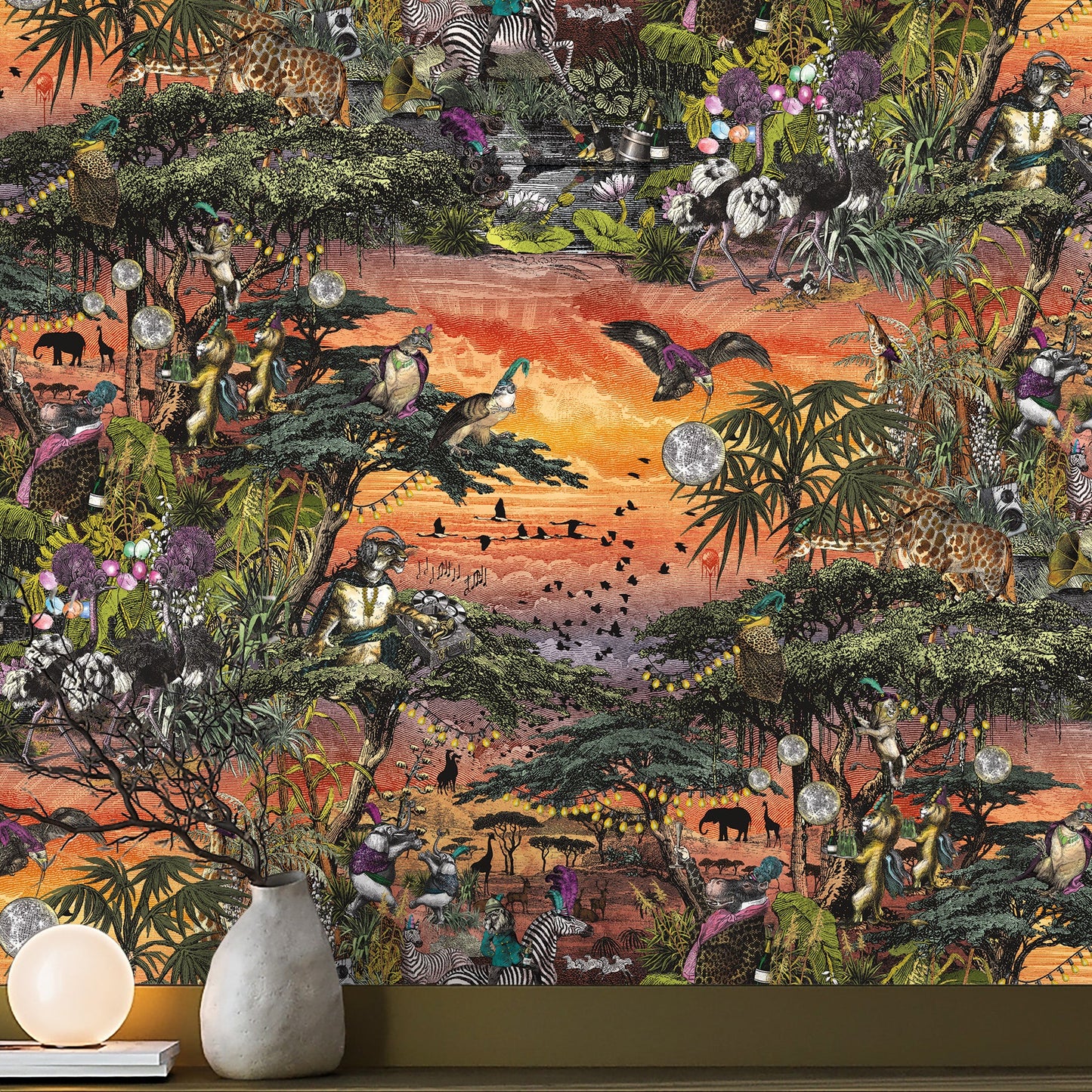 BRAND MCKENZIE Wallpaper Pattern No BMGI006/01C - Club Safari