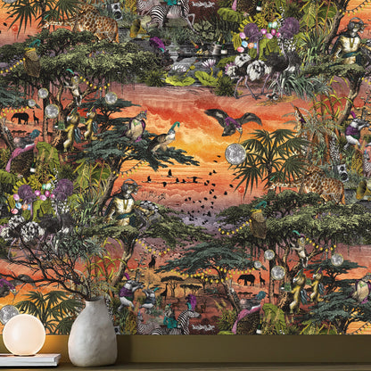 BRAND MCKENZIE Wallpaper Pattern No BMGI006/01C - Club Safari