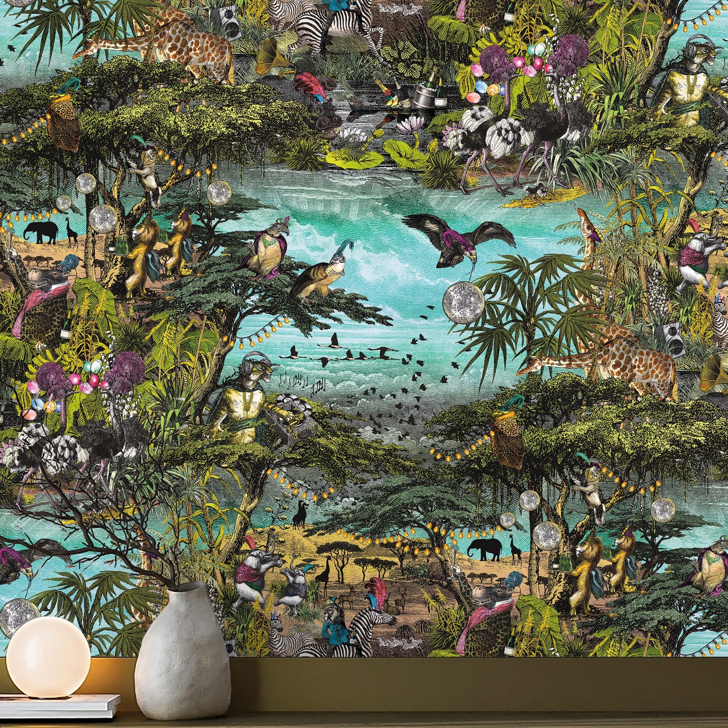 BRAND MCKENZIE Wallpaper Pattern No BMGI006/01D - Club Safari