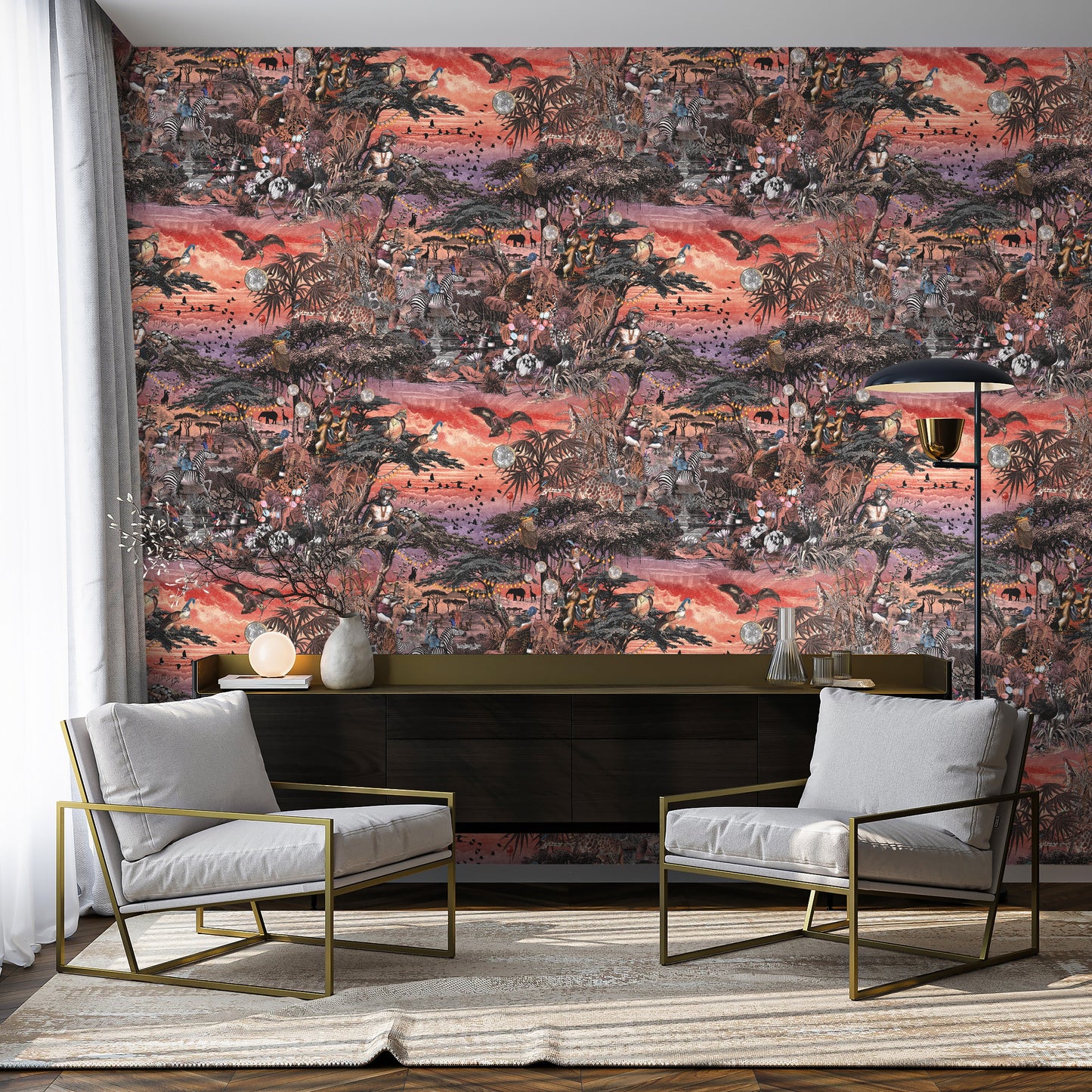 BRAND MCKENZIE Wallpaper Pattern No BMGI006/01E - Club Safari